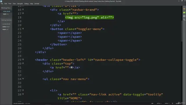 Video thumbnail for How to make responsive navbar 2 part #2