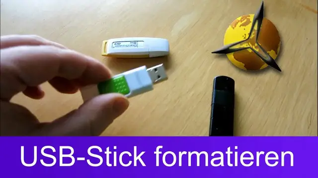 Video thumbnail for USB Stick mit FAT32 oder NTFS formatieren