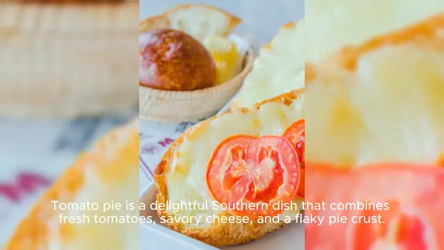 Video thumbnail for tomato pie recipe