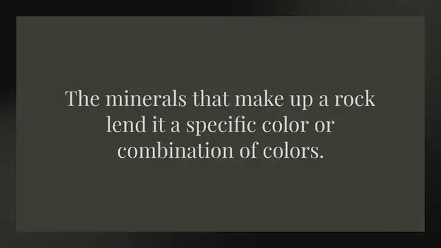 Video thumbnail for What do different rock colors mean?