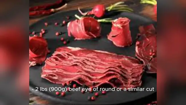 Video thumbnail for pastirma curred meat recipe