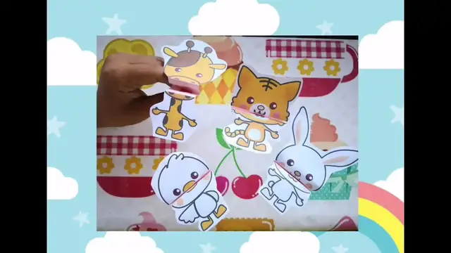 'Video thumbnail for Marionetas de animales. Manualidad para niños'