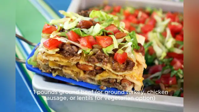 Video thumbnail for taco bake recipe