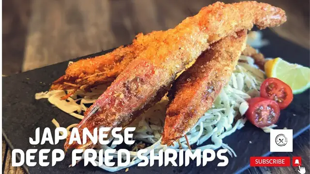 Video thumbnail for The Crispiest Japanese Deep Fried Shrimp Recipe - SUPER EASY @Mrs5cookbook