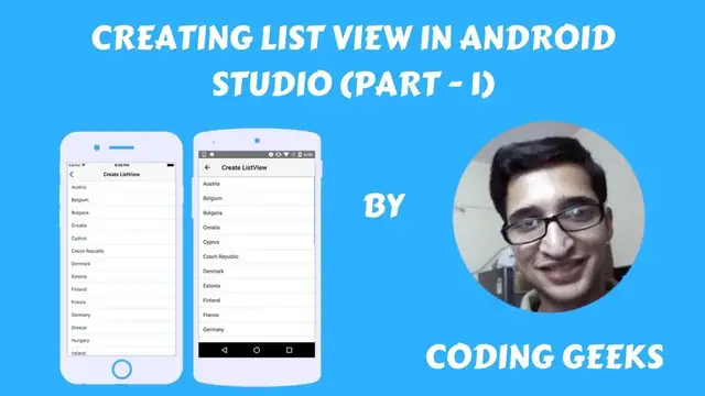 Video thumbnail for ListView Tutorial in Android Studio in Hindi Part - 1