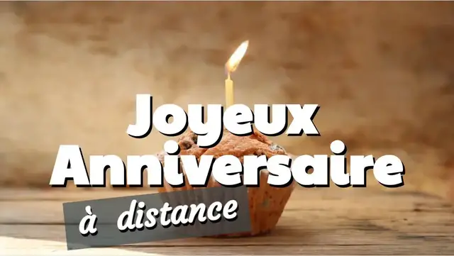Video thumbnail for Joyeux anniversaire à partager - Carte Virtuelle