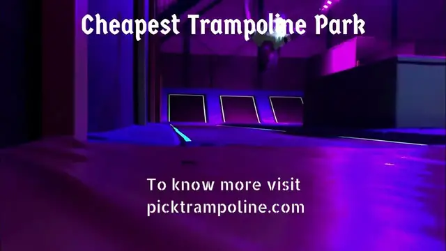 'Video thumbnail for Cheapest Trampoline Park'