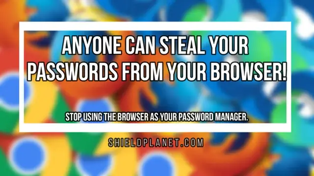 'Video thumbnail for Browser Password Manager - Stop using it!'