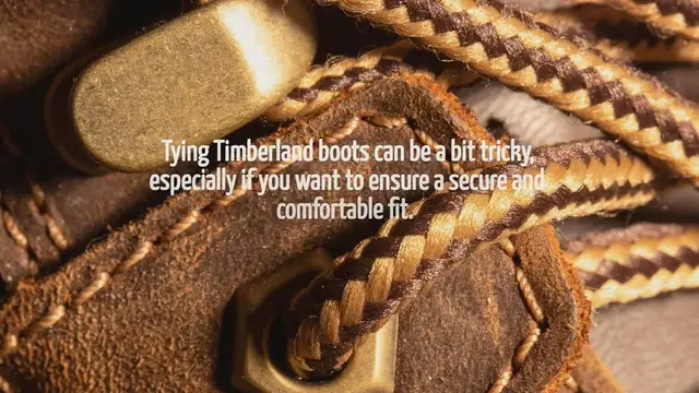 Video thumbnail for How To Tie Timberland Boots