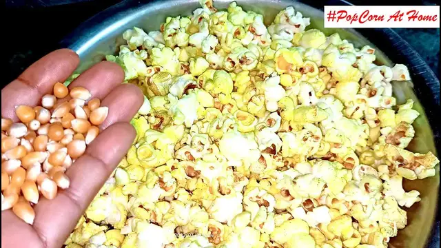 Video thumbnail for घर के मक्के से बनाएं बाजार जैसे पॉपकॉर्न / Homemade Popcorn Recipe / PopCorn at home
