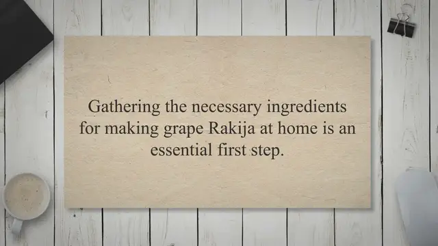 'Video thumbnail for A Step-by-Step Guide to Making Grape Rakija at Home'
