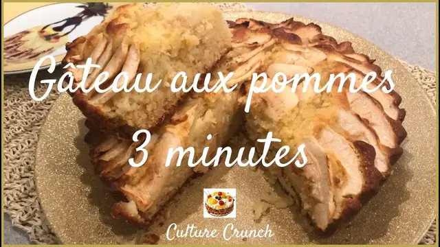 'Video thumbnail for LE GÂTEAU AUX POMMES 3 MINUTES'