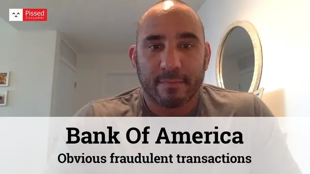 Video thumbnail for Bank of America Reviews - Obvious fraudulent transactions