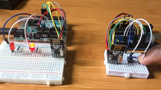 'Video thumbnail for NRF24L01 Wireless Transceiver with Arduino'