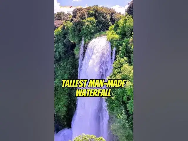 Video thumbnail for World's Tallest Man-Made Waterfall: The Marmore Falls, Italy's Ancient Roman Marvel