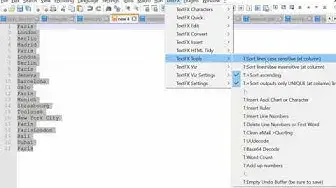 Video thumbnail for Notepad++ remove duplicate lines and sort