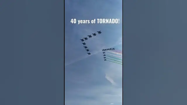 'Video thumbnail for Celebrating 40 years of Panavia Tornado with the Italian Air Force'