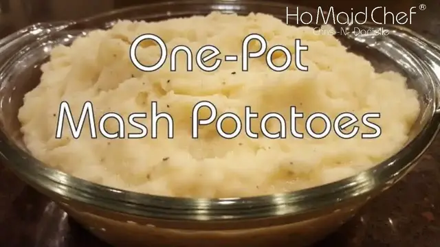 Video thumbnail for Mashed Creamy Garlic Red Potatoes || Dining In With Danielle