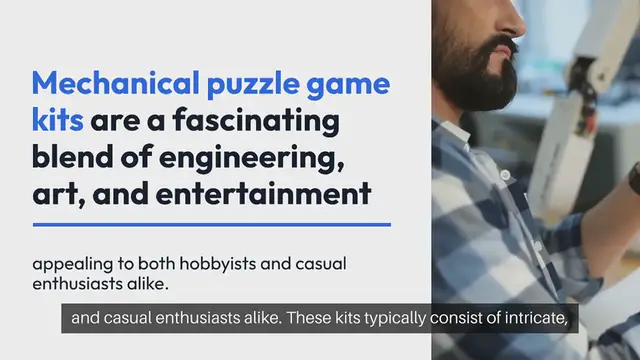 Video thumbnail for Mechanical Puzzle Game Kits