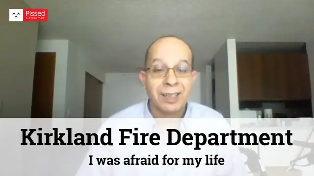 Video thumbnail for Kirkland Fire Department Reviews "I was afraid for my life and ran as fast as I can"