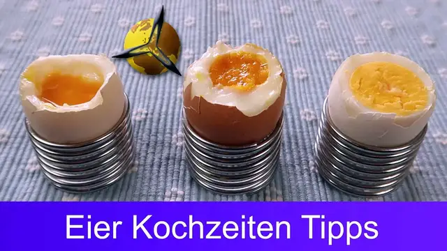 Video thumbnail for Eier Kochzeit: Eier weich, hart oder wachsweich kochen