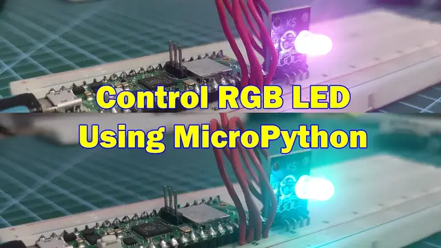 Video thumbnail for Control RGB LED using MicroPython