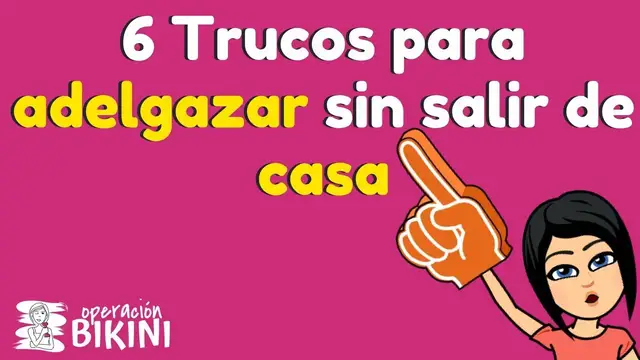 'Video thumbnail for 6 TRUCOS para ADELGAZAR sin salir de casa ‼️FUNCIONA‼️ ⭐⭐⭐⭐⭐'