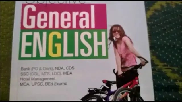 'Video thumbnail for Best English grammar book for Bed entrance'