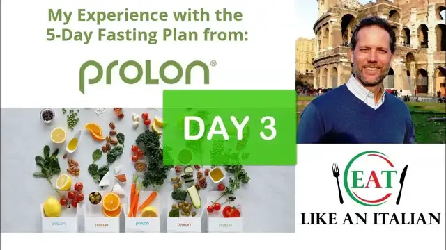 'Video thumbnail for ProLon Fasting Mimicking Diet - Day THREE!'