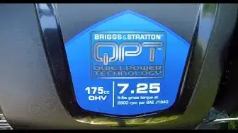 Video thumbnail for Briggs & Stratton Quiet Power Technology Engine Test