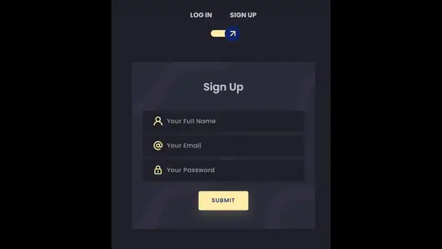 Video thumbnail for Build a CSS3 Bootstrap 5 Responsive 3D Flip Card SignUp & Login Form Box Animation Using Transition