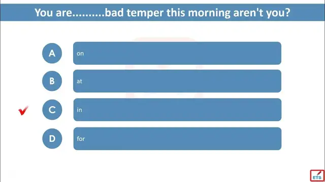 Video thumbnail for English Verb Tenses: English Prepositions Quiz 41