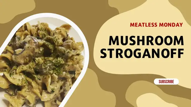 Video thumbnail for Mushroom Stroganoff // Meatless Monday!! // Jeni Gough