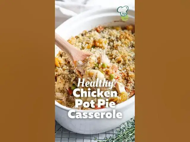'Video thumbnail for 🐔🥧 Easy Chicken Pot Pie Casserole | Low Sodium Comfort Food #shorts'