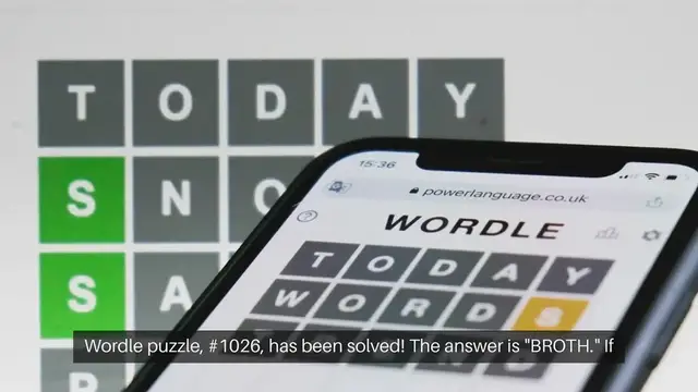 'Video thumbnail for Wordle today: Here's the answer and hints for April 10'