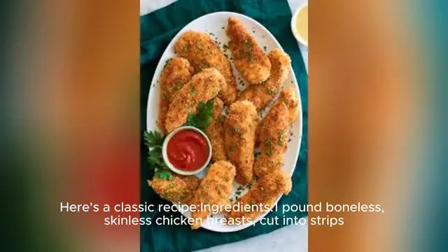 Video thumbnail for chicken fingers recipe