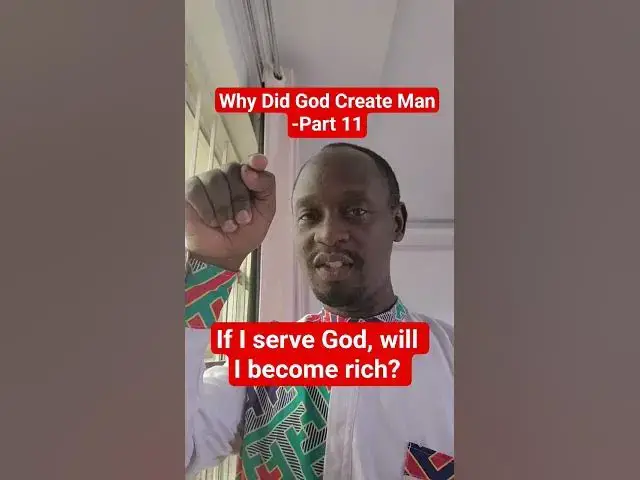 'Video thumbnail for Part 11: When I serve God will I become rich?'