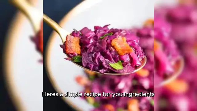Video thumbnail for Braised Red Cabbage with Apples and Bacon Recipe