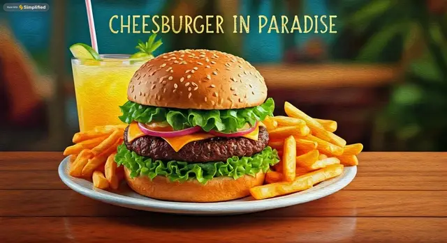'Video thumbnail for Cheeseburger in Paradise Menu Prices'