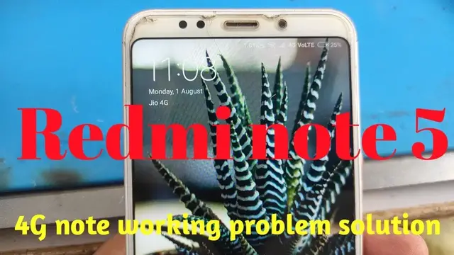 Video thumbnail for Redmi Note 5 4G Network Problem Solution