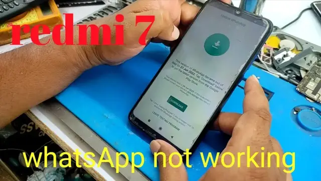 Video thumbnail for Redmi 7 WhatsApp Not Working Problem Solutions