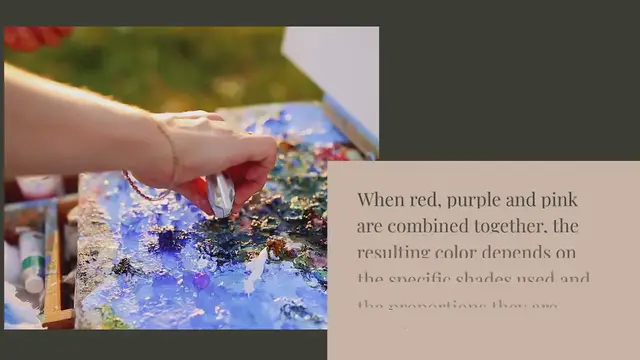 Video thumbnail for What does red and purple and pink make?