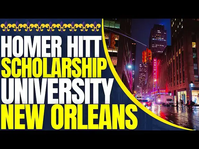 'Video thumbnail for Homer Hitt Nonresident Scholarship at University of New Orleans | Study in the USA'