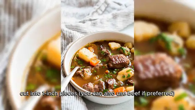 Video thumbnail for Irish Lamb Stew Recipe