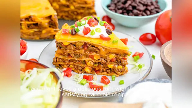Video thumbnail for Taco Pie recipe