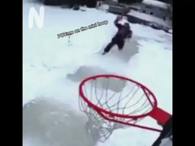 Video thumbnail for me on the mini hoop.