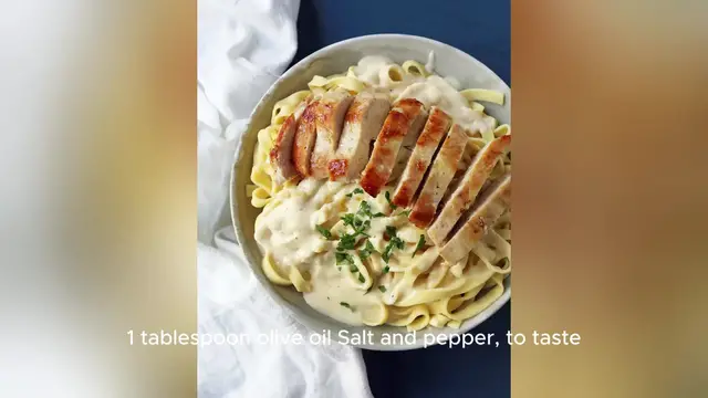 Video thumbnail for chicken alfredo recipe