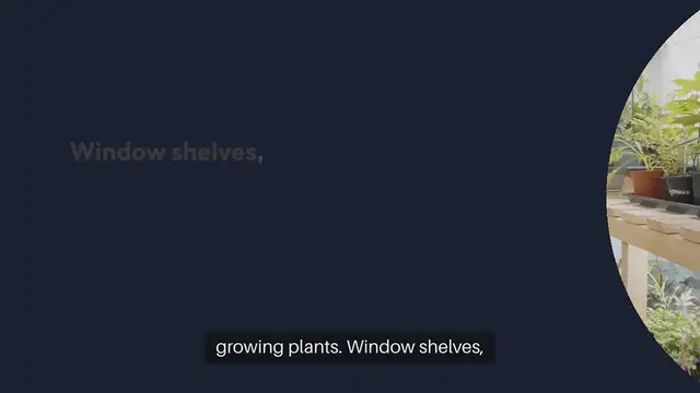 Video thumbnail for Indoor Gardening Window Shelves