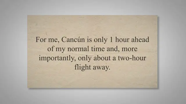 Video thumbnail for Is Cancún EST Or CST