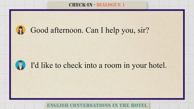 Video thumbnail for Check-in - English Conversations in the Hotel